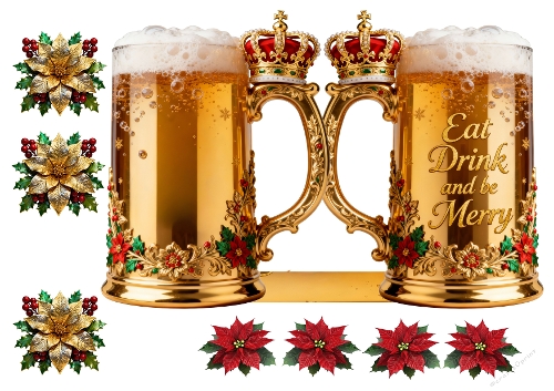 Beer Tankard Shaped Card 04