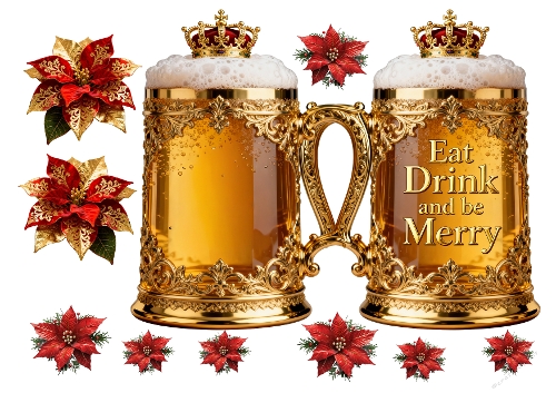 Beer Tankard Shaped Card 06
