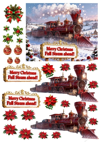 Merry Christmas Full Steam Ahead 3