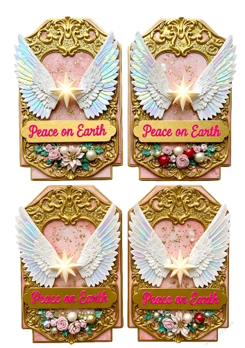Giant Gift Tags Peace on Earth 01