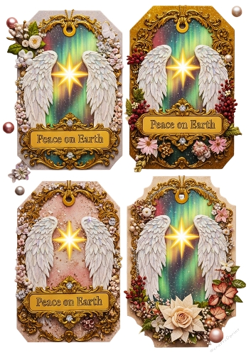 Giant Gift Tags Peace on Earth 11