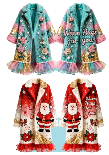 Warm Hugs shaped cards or gift tags 1