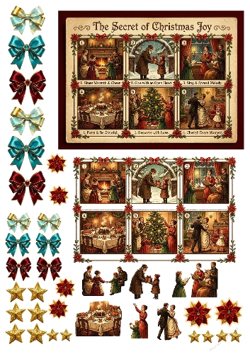 The Secret of Christmas Joy 2, Decoupage