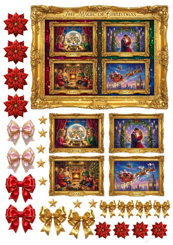 The Magic of Christmas Diorama Decoupage 4
