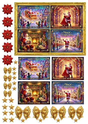 The Magic of Christmas Diorama Decoupage 5