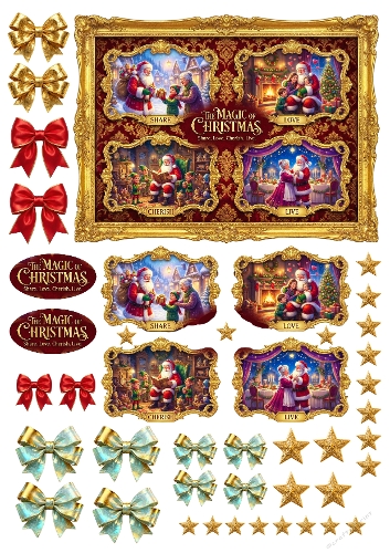 The Magic of Christmas Diorama Decoupage 6