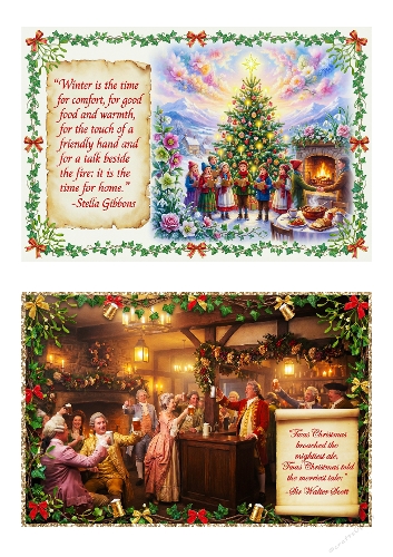 Christmas Quote 4 Stella Gibbons/Sir Walter Scott