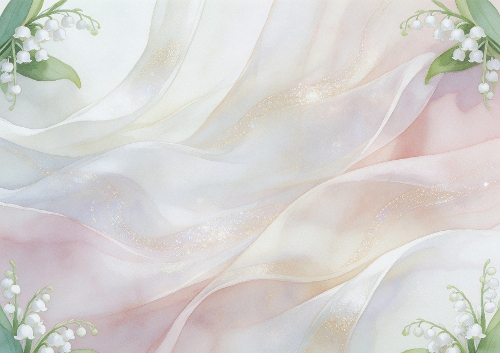 Corner Lilly of the Valley Background 1