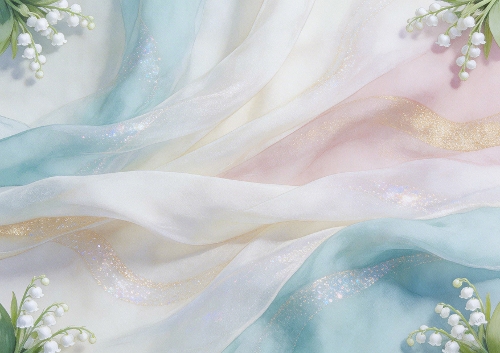 Corner Lilly of the Valley Background 5