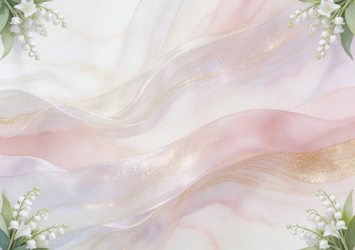 Corner Lilly of the Valley Background 7