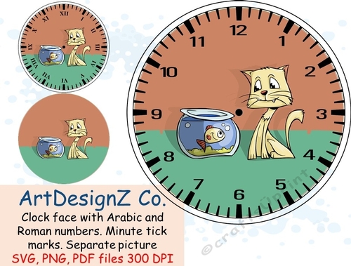 Beautiful clock face with Arabic and Roman numbers. Minute tick marks. Separate picture included. Elegant Celebrations and holidays. candy, party, vintage, clock, cream, wedding, invitation
