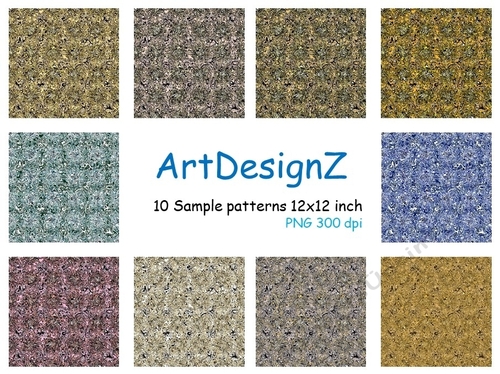 Diverse Digital Paper Pack: Backing, Background, and 8x8 Papers with Stars, Ombre, and Camouflage Designs