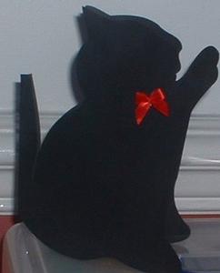 Cat Shaped Card