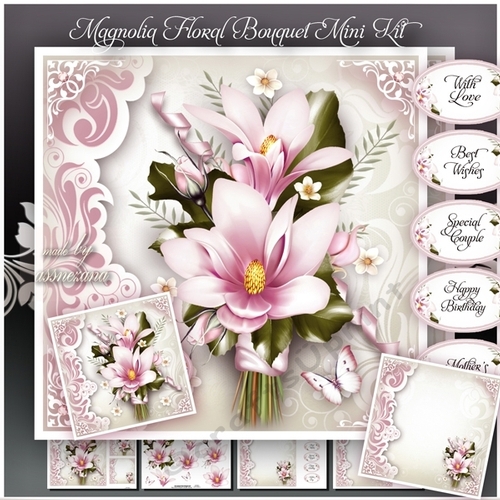 Magnolia Floral Bouquet Mini Kit
