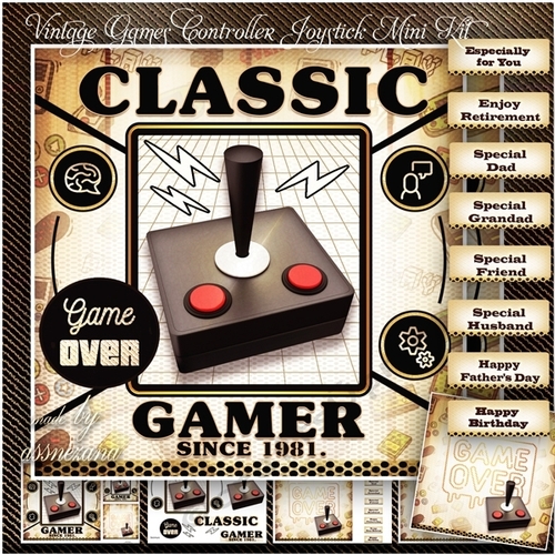 Vintage Games Controller Joystick Mini Kit