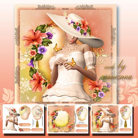 Petunia 'lady Soft' Card Front