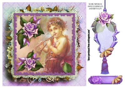 Vintage Roses Card Front