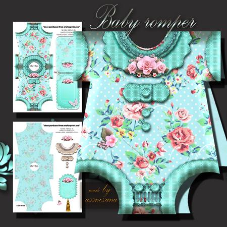 Soft Pastel Silky Baby Romper