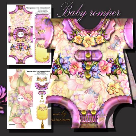 Colorful Silky Baby Romper