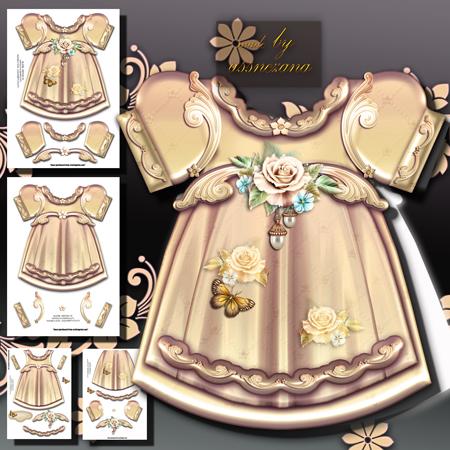 Cream Girl Dress