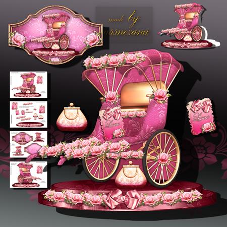 Decorative Trolley Ride with Roses