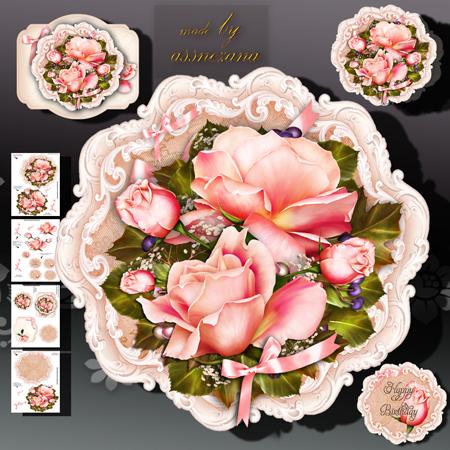 Vintage Peach Roses