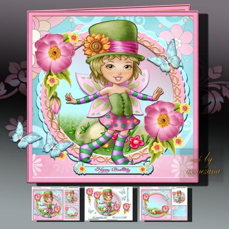 Lovely Girl in the Garden Card Kit