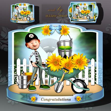 Male Card Kit Gardening
