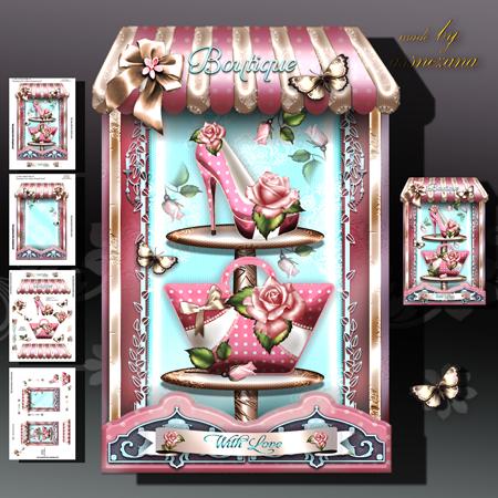 Boutique for Ladies Shaped Card