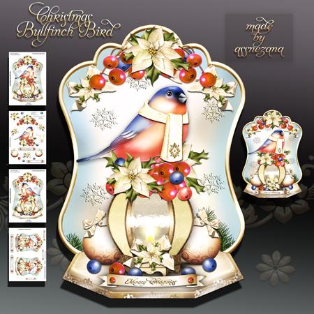 Christmas Bullfinch Bird