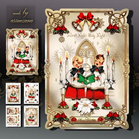 Silent Night Holy Night Card Kit