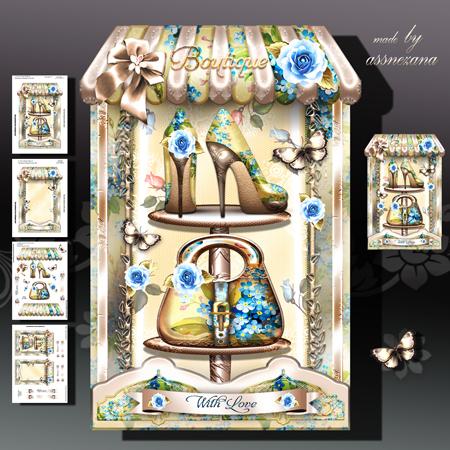 Boutique Shaped Card Kit3