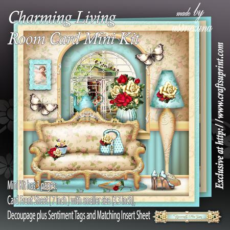 Charming Living Room Card Mini Kit