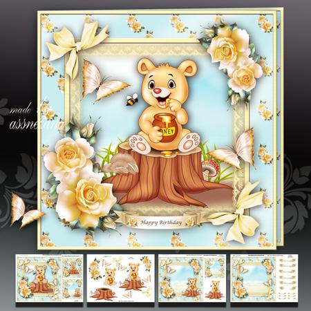 Yummy Cute Bear with Honey Mini Kit