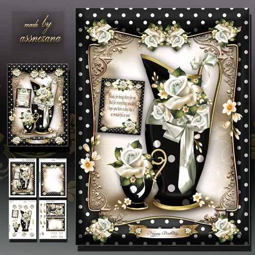 Cup of Coffee Polka Card Dot Mini Kit