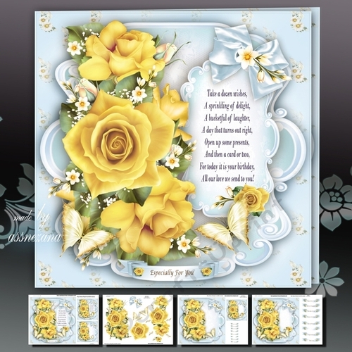 Yellow Roses Bouquet Mini Kit
