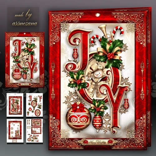 Christmas JOY Card Mini Kit