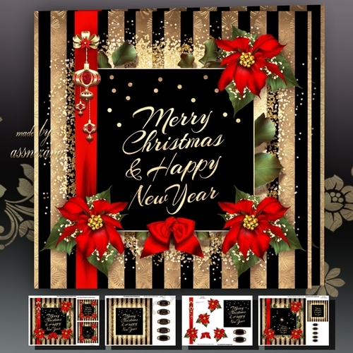 Merry Christmas and Happy New Year Mini Kit