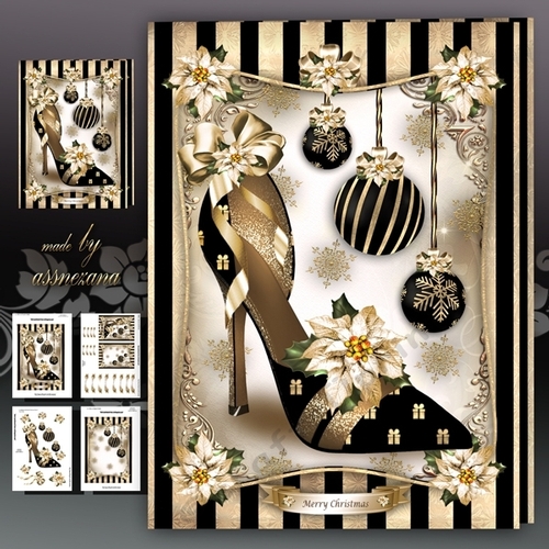Ladies Christmas Elegant Shoes Mini Kit