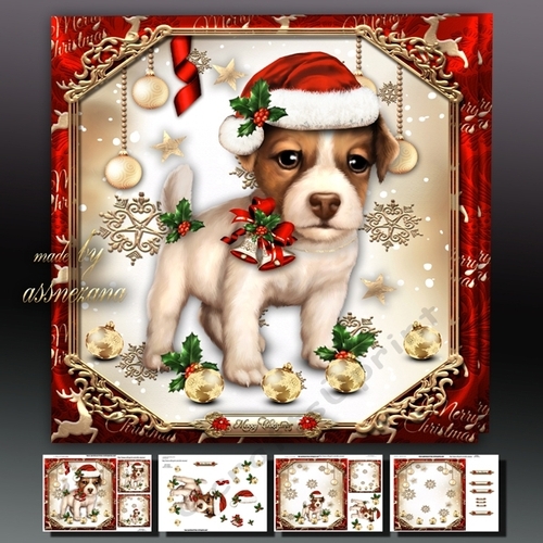 Cute Christmas Puppy Mini Kit