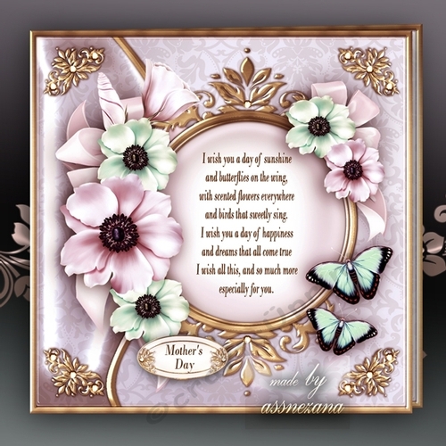 Soft Pink Anemone with Verse for All Occasions Card Mini Kit