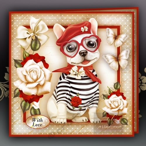 Cute Puppy Card Mini Kit