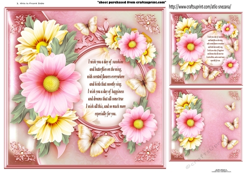 Topper Pastel Spring Bouquet