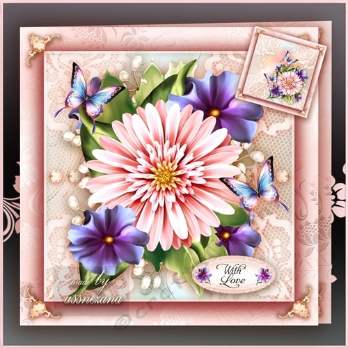 Soft Pink Vintage Bouquet Mini Kit