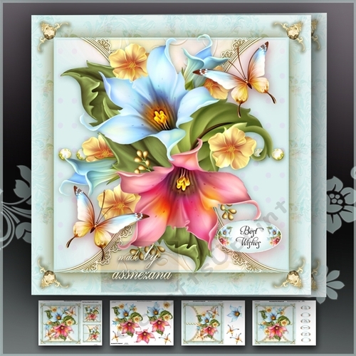 Summer Bouquet Card Mini Kit