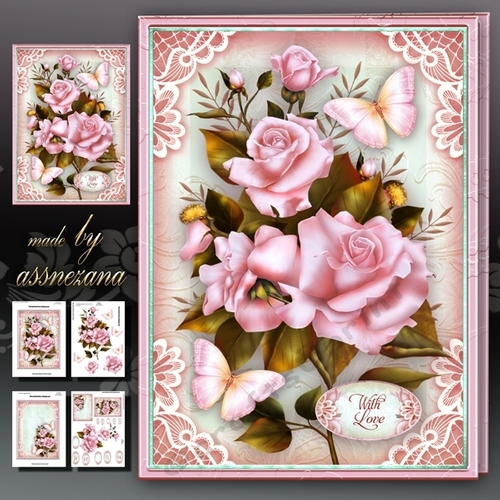 Pale Pink Roses Bouquet for All Occasions Mini Kit