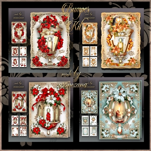 Bumper Kit of  Christmas Vintage Lamps