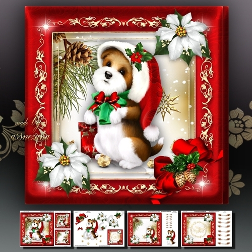 Cute Christmas Winter Puppy Mini Kit