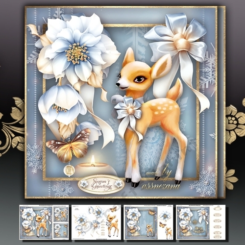 Cute Christmas Winter Reindeer Mini Kit
