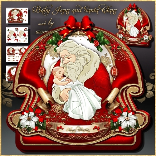 Baby Jesus and Santa Claus Mini Kit